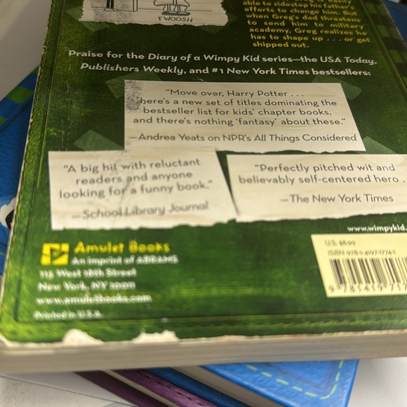 Diary of a Wimpy Kid Book Set of 5, The Last Straw, The Meltdown, The Getaway, - Picture 11 of 11